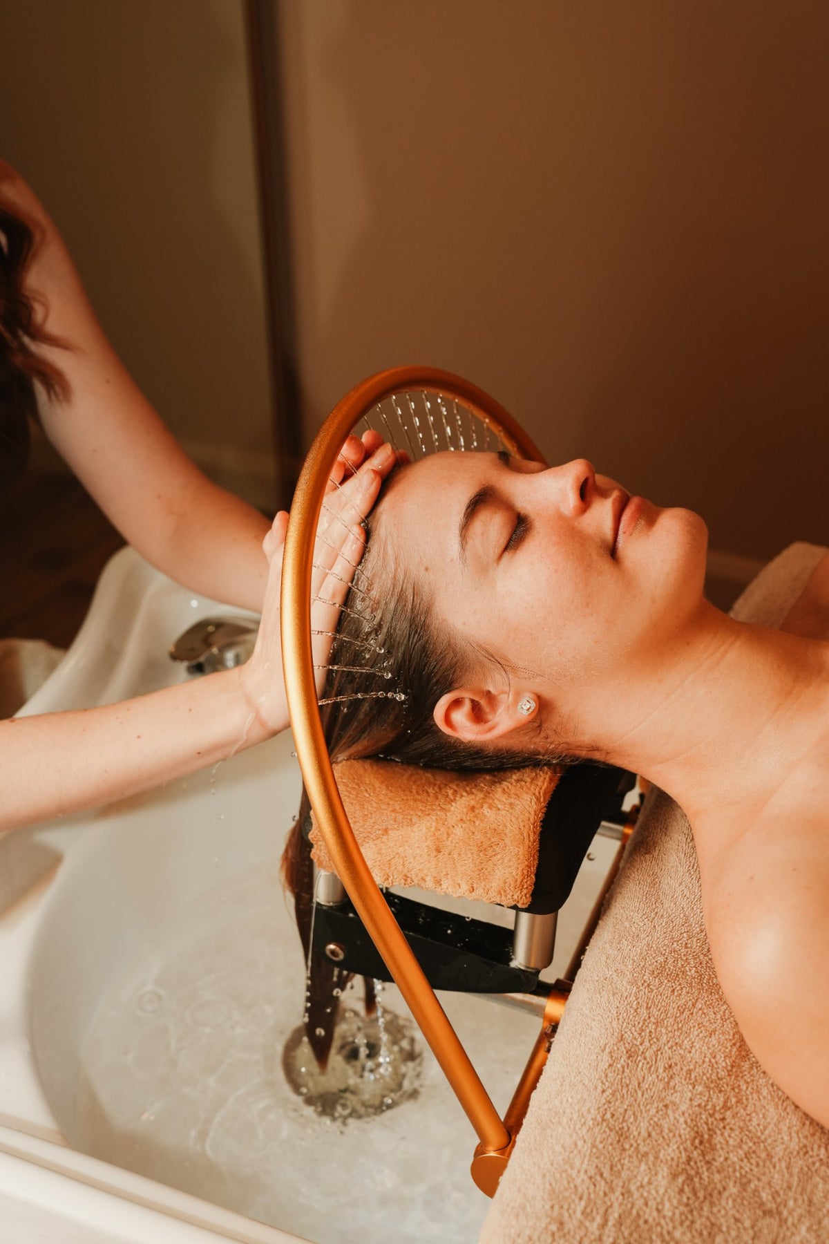 Head spa ritual at Jala
